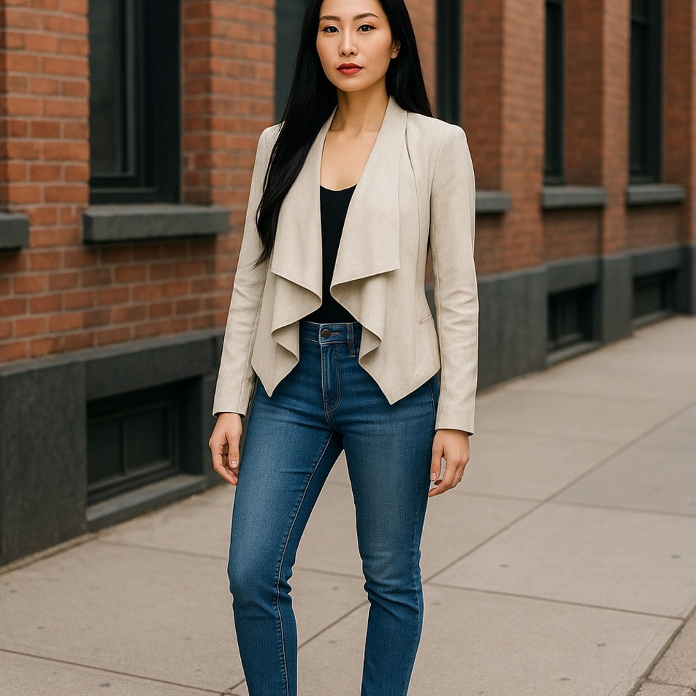 Blank NYC 'Monique' Drape Front Vegan Moto Jacket XS
Travel Casual